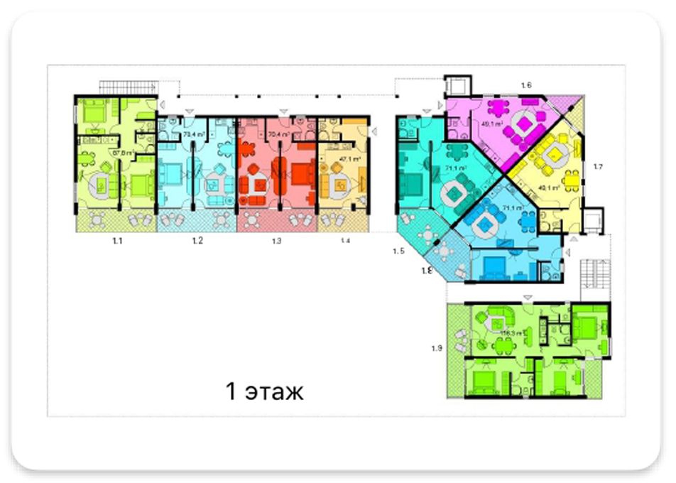 Appartamento a Spiaggia assolata, Bulgaria, 52.6 m² - foto 14