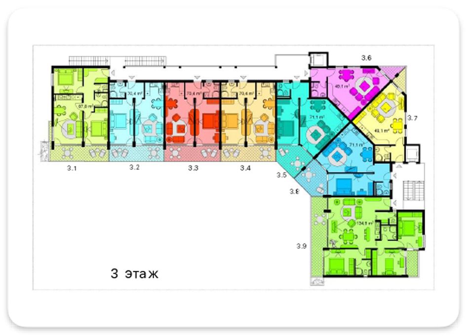 Appartamento a Spiaggia assolata, Bulgaria, 52.6 m² - foto 16