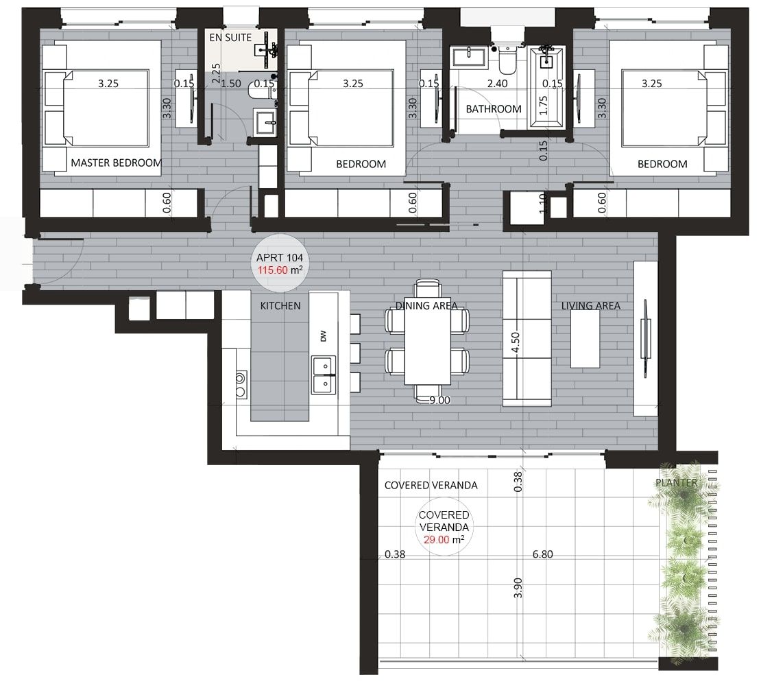 Flat in Limassol, Cyprus, 142 m² - picture 5