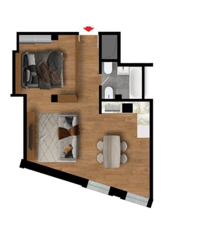 Flat in Rome, Italy, 55 m² - picture 10