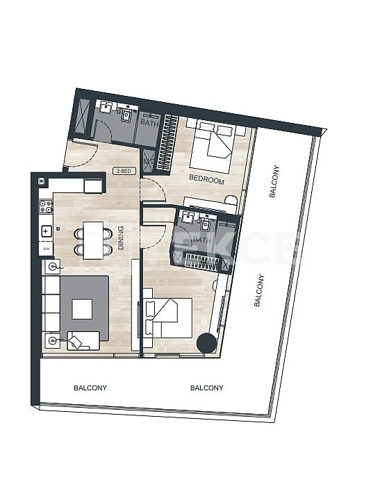 Apartamento Al Jaddaf, EAU, 35 m² - imagen 12