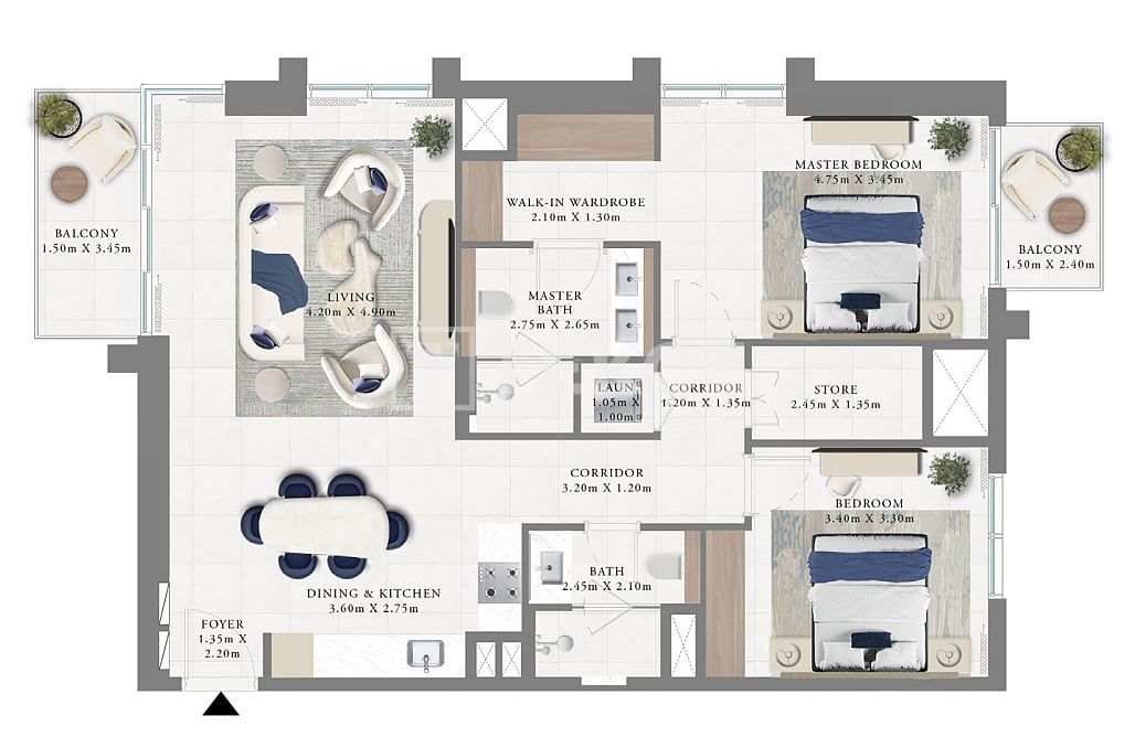 Apartment in Dubai, VAE, 149 m² - Foto 7