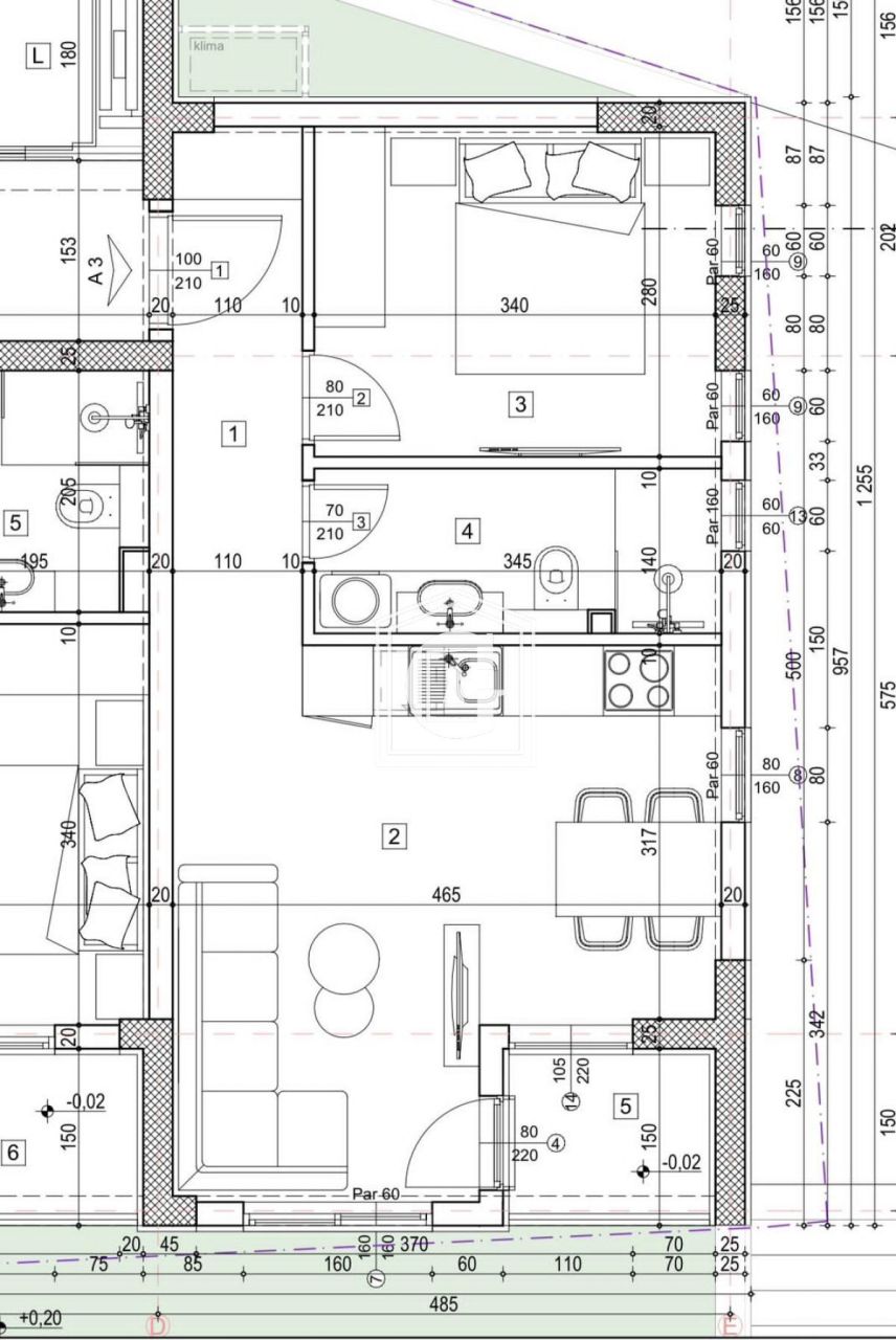 Apartment in Budva, Montenegro, 41 m² - Foto 5