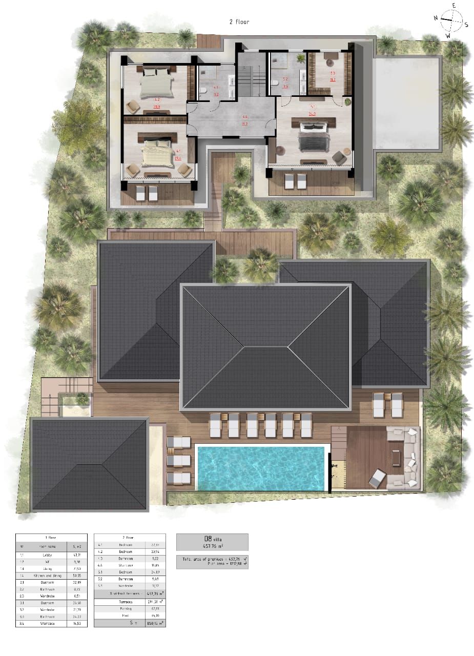 Villa à Ko Pha Ngan, Thaïlande, 850 m² - image 3