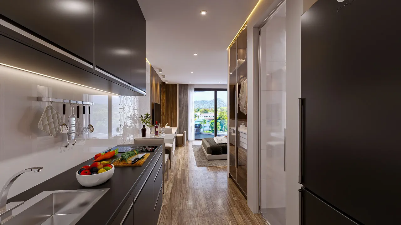 Appartamento sulla spiaggia di Surin Beach, Thailandia, 36.42 m² - foto 17