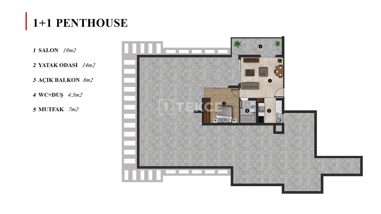 Attico a Kyrenia, Cipro, 200 m² - foto 19