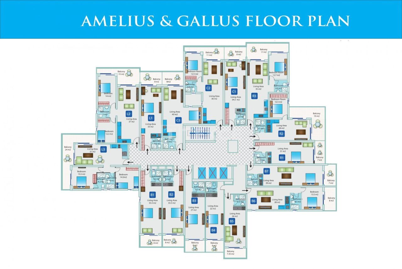 Appartement à İskele, Chypre, 80 m² - image 13