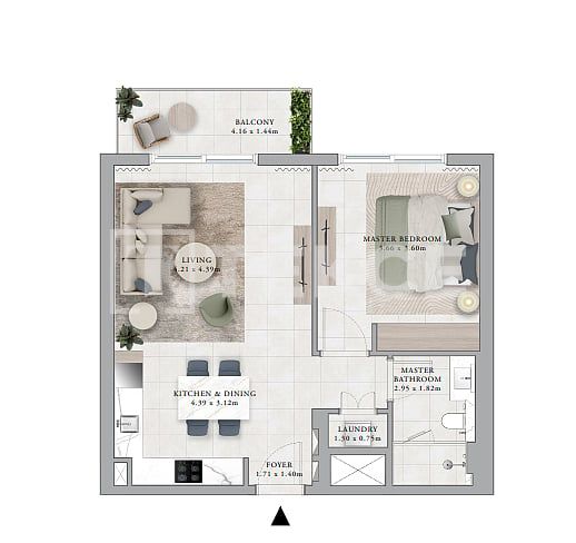 Apartamento en Dubái, EAU, 144 m² - imagen 8