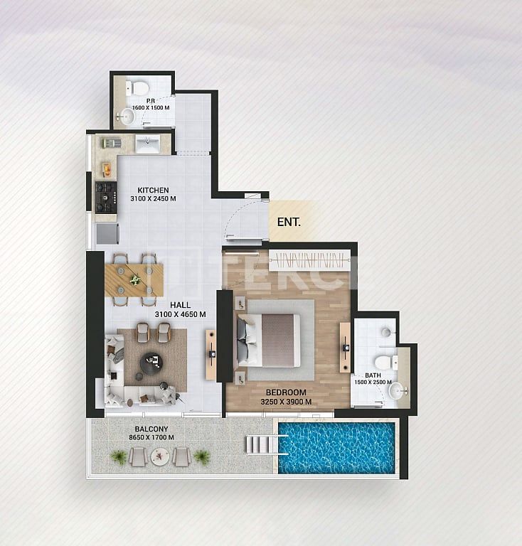 Appartamenti Liwan, EAU, 70 m² - foto 10