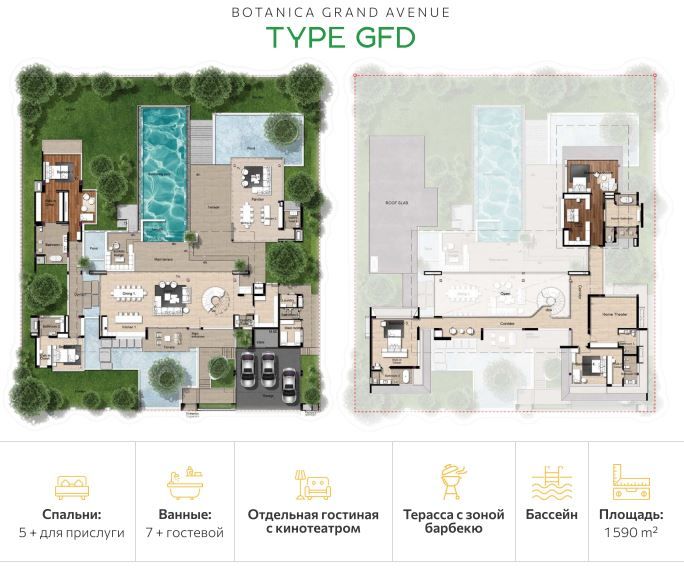 Villa en la isla de Phuket, Tailandia, 1 590 m² - imagen 3