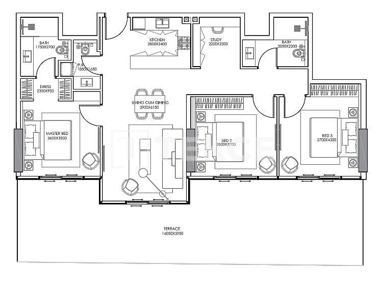 Apartamento en Dubái, EAU, 129 m² - imagen 16