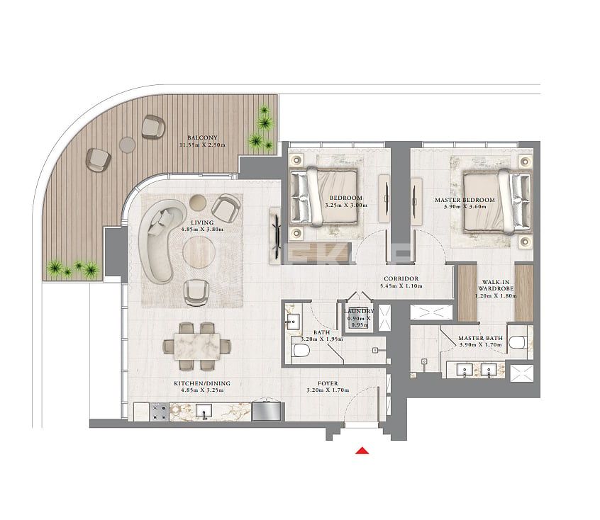 Apartamento en Dubái, EAU, 128 m² - imagen 10