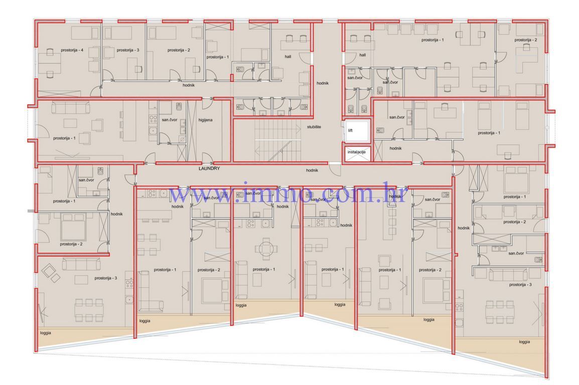 Casa lucrativa en Split, Croacia, 1 700 m² - imagen 9