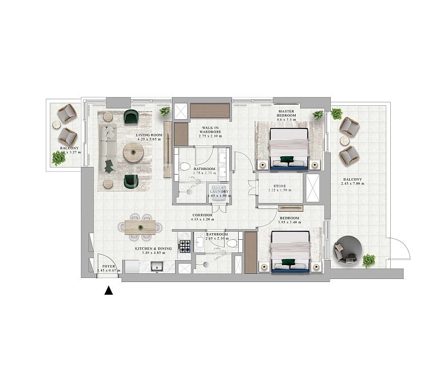 Appartement à Dubaï, EAU, 118 m² - image 8