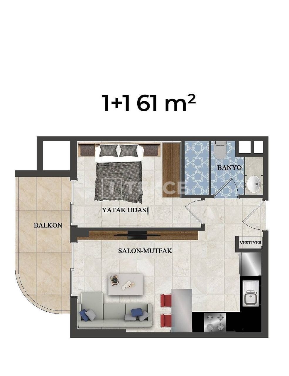 Apartment in Alanya, Türkei, 80 m² - Foto 16
