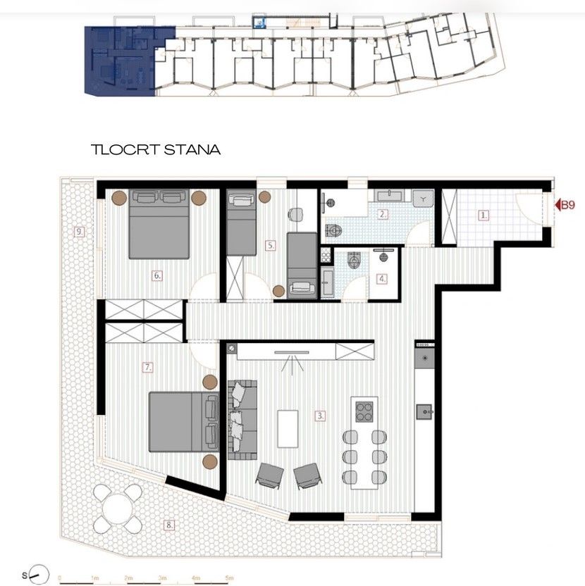 Flat in Pula, Croatia, 117.08 m² - picture 14