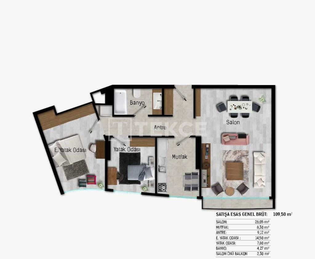 Apartment in Istanbul, Turkey, 164 m² - picture 12