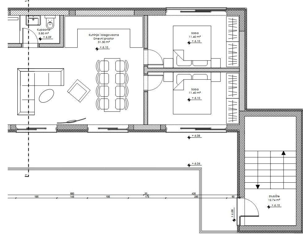 Appartamento a Premantura, Croazia, 129.65 m² - foto 2