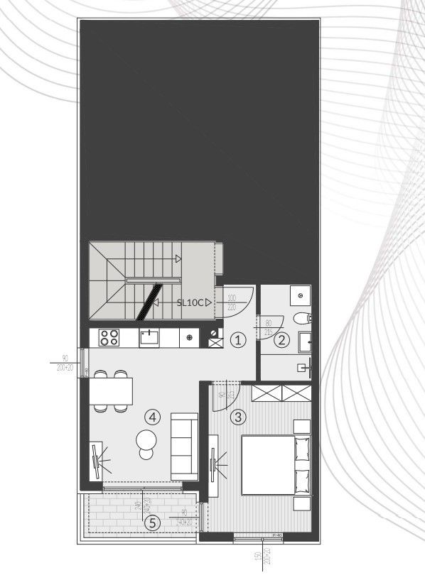 Flat in Pula, Croatia, 45.48 m² - picture 15