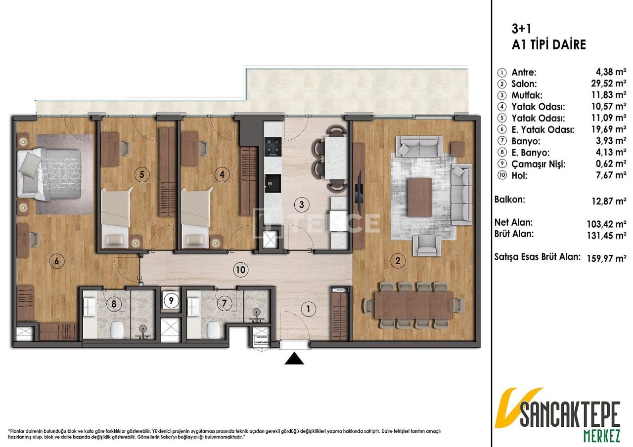 Apartment in Istanbul, Turkey, 324 m² - picture 14