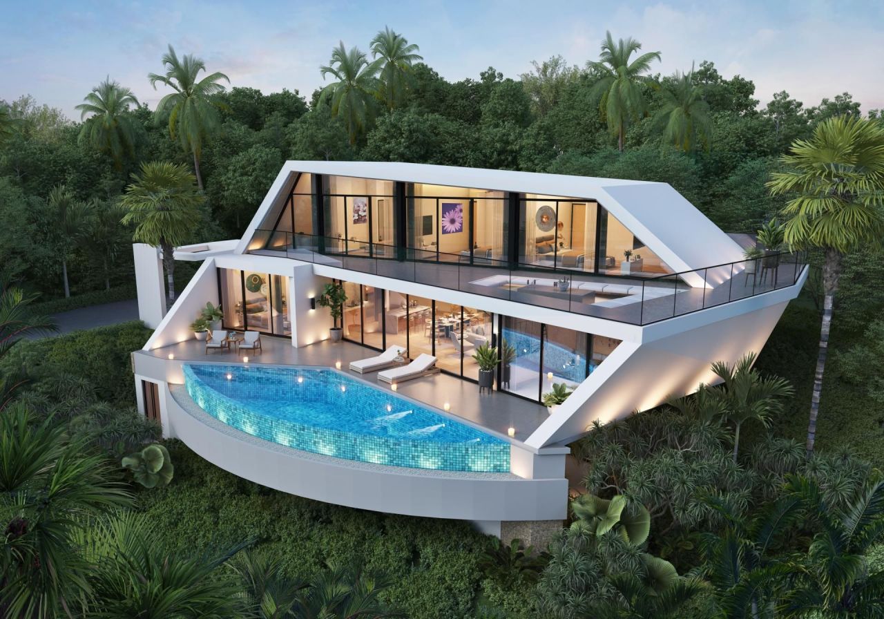 Villa en Ko Samui, Tailandia, 600 m² - imagen 1