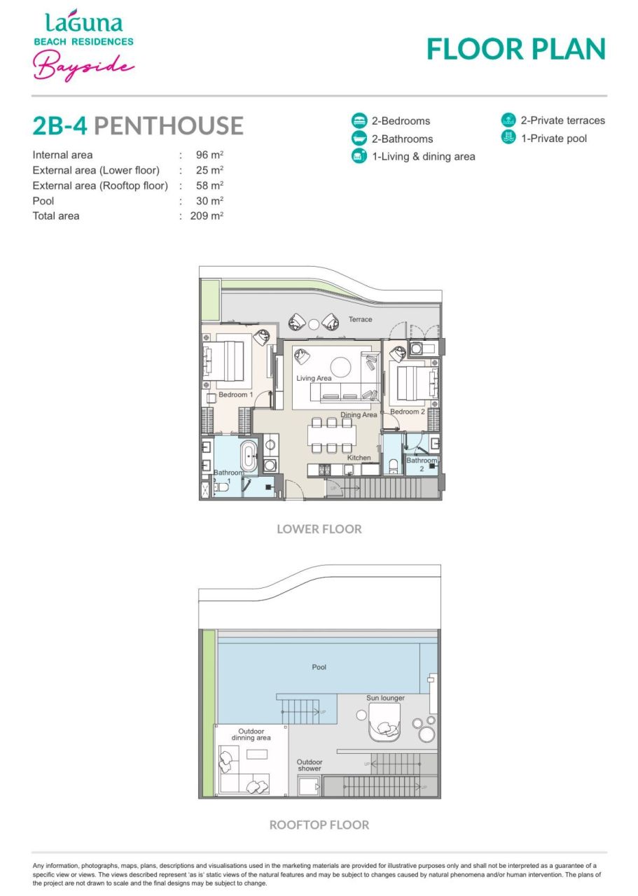 Apartment on Phuket Island, Thailand, 75 m² - picture 14