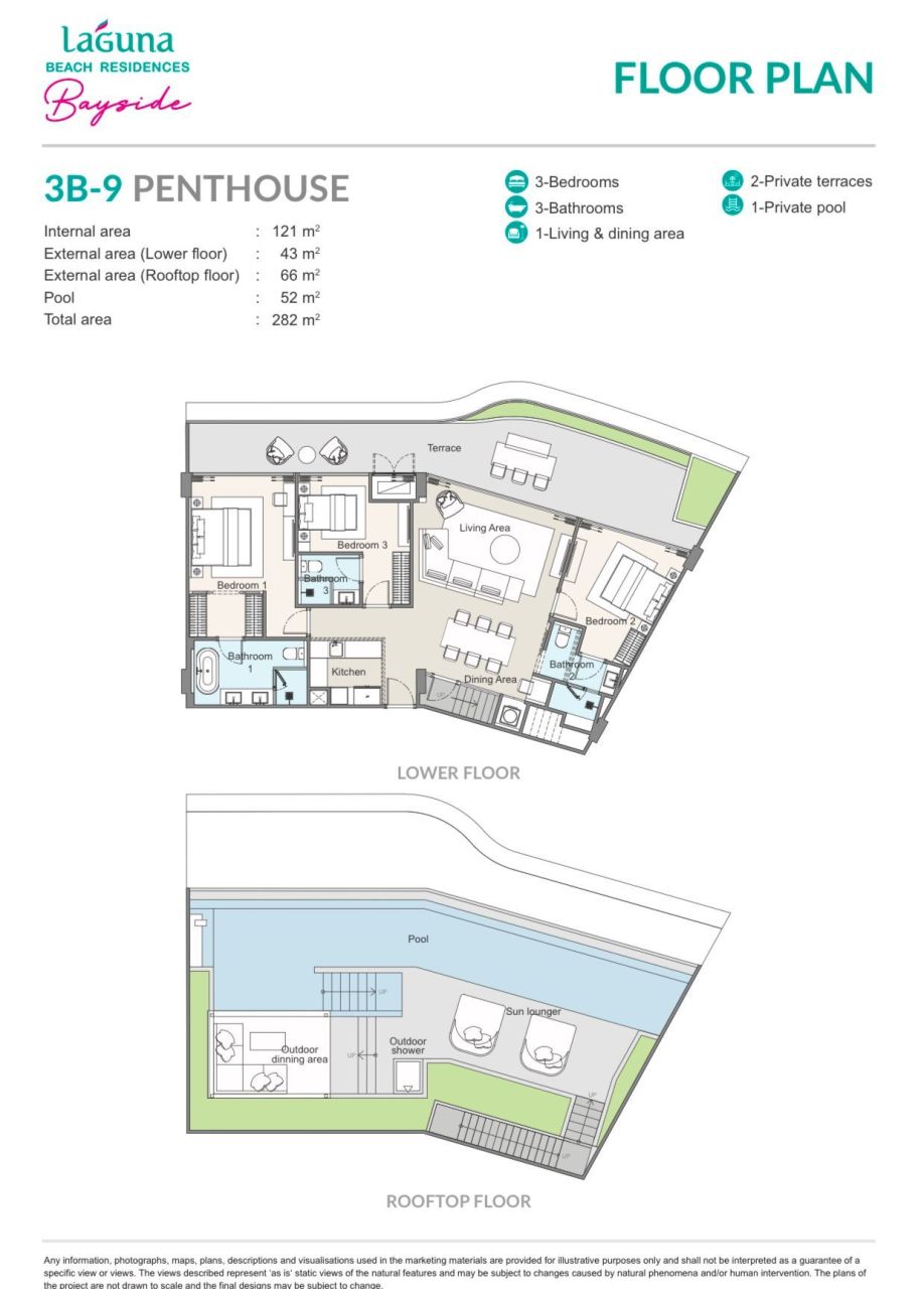 Apartment on Phuket Island, Thailand, 121 m² - picture 18