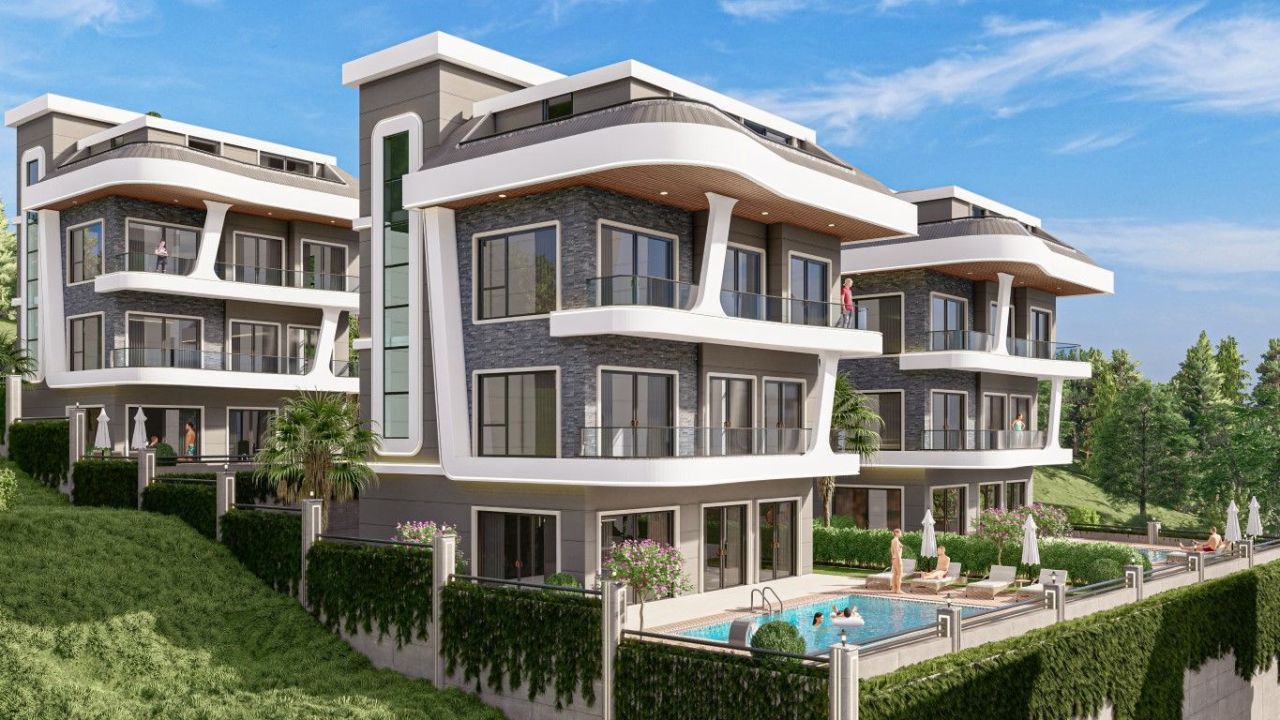 Villa in Alanya, Türkei, 223 m² - Foto 1