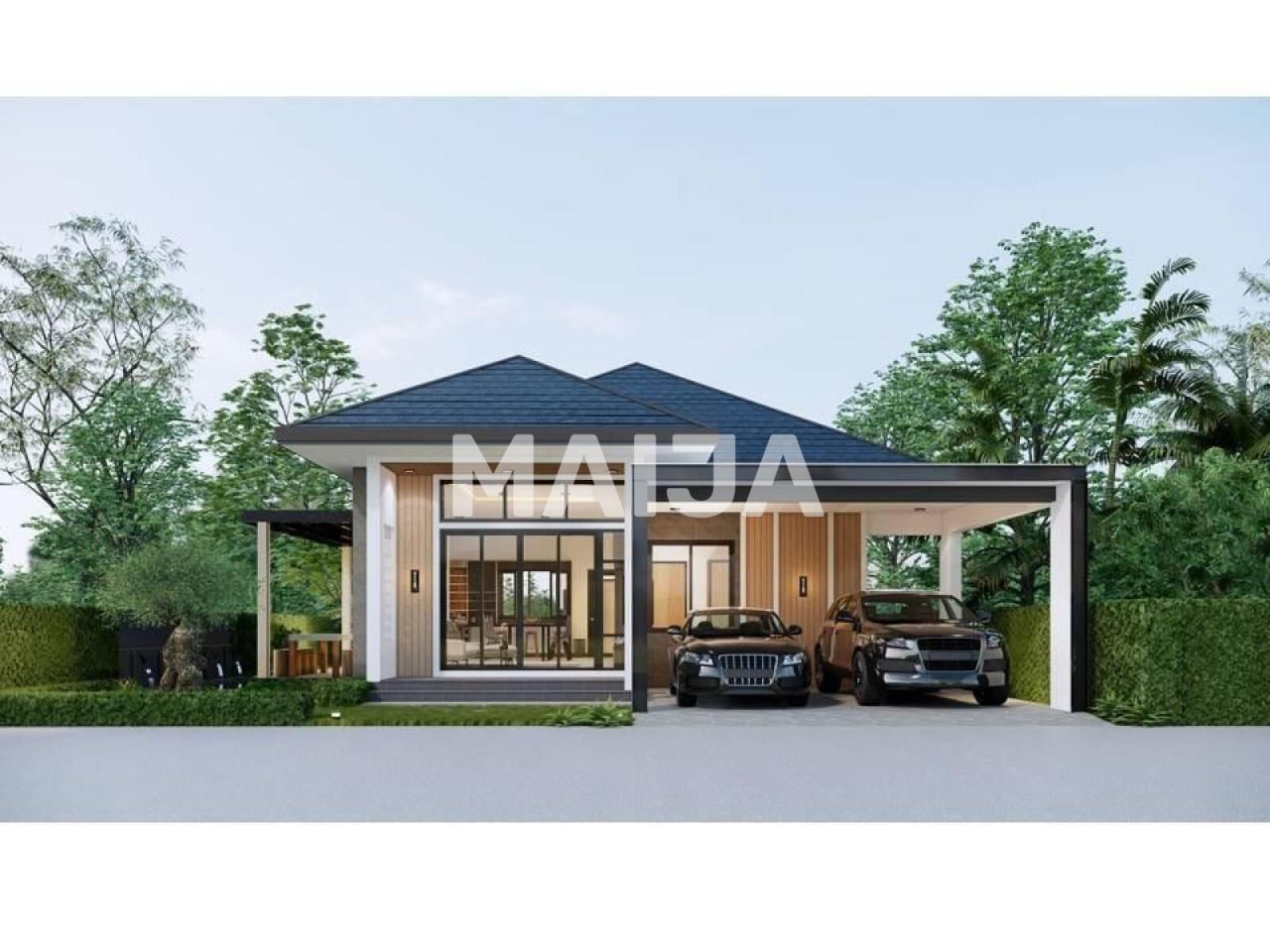 Villa Takua Thung, Tailandia, 87 m² - imagen 1