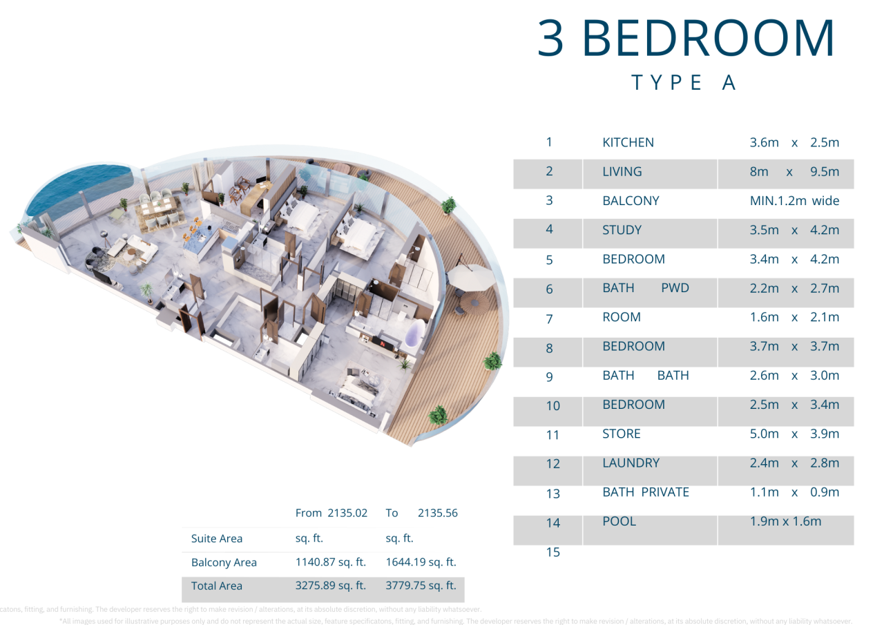 Appartement à Ras al-Khaimah, EAU, 351 m² - image 13