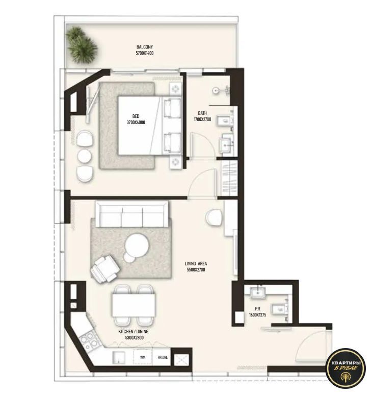 Appartamento a Dubai, EAU, 36 m² - foto 10