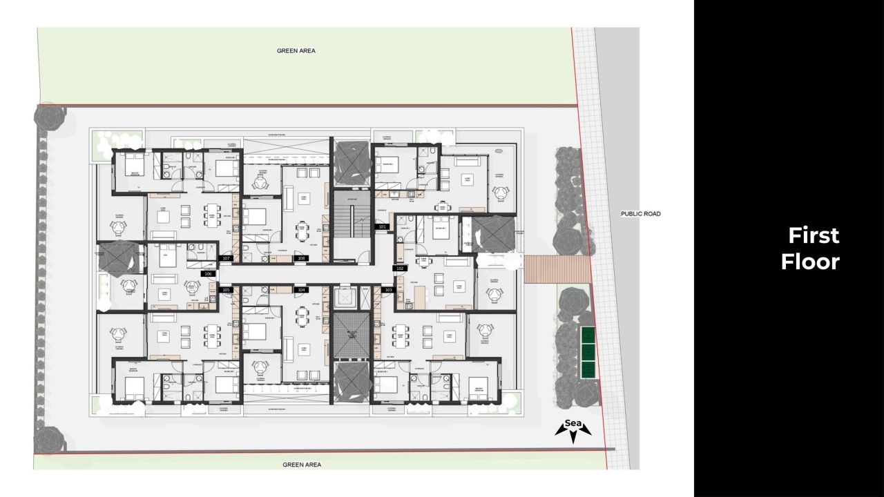 Piso en Pafos, Chipre, 65 m² - imagen 12