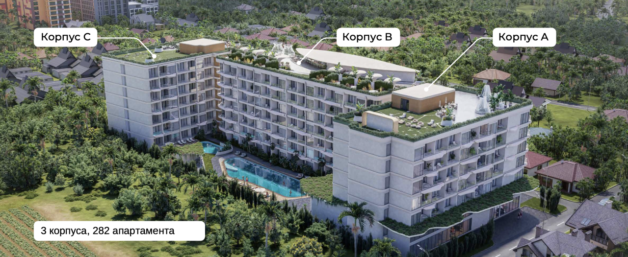 Appartamento sull'isola di Phuket, Thailandia, 90 m² - foto 2