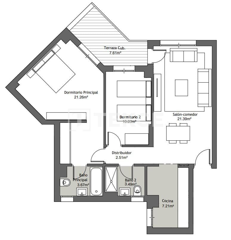 Ático en Vélez-Málaga, España, 172 m² - imagen 1