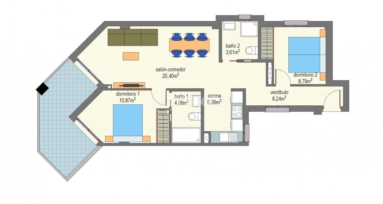 Apartment in Velez-Malaga, Spanien, 49 m² - Foto 9