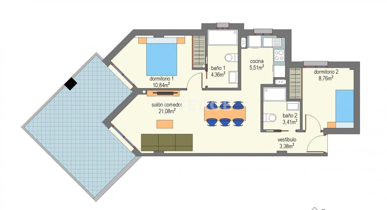 Apartment in Velez-Malaga, Spanien, 58 m² - Foto 10