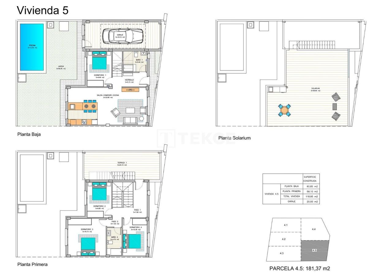 Maison urbaine à Carthagène, Espagne, 118 m² - image 14