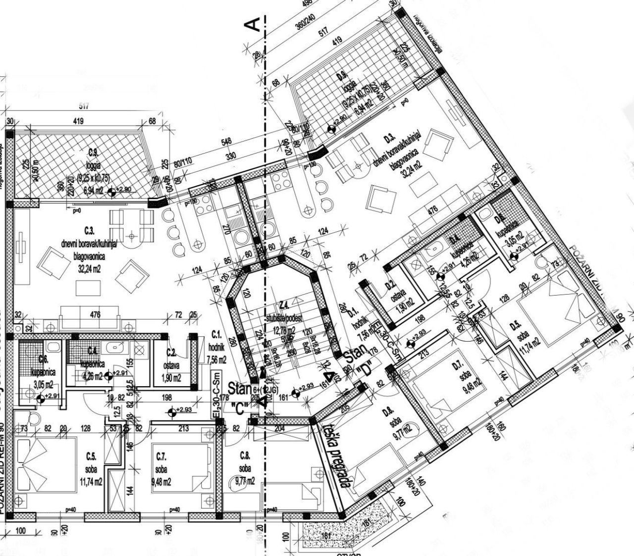 Appartamento Istria, Valbandon, Croazia, 89.25 m² - foto 7
