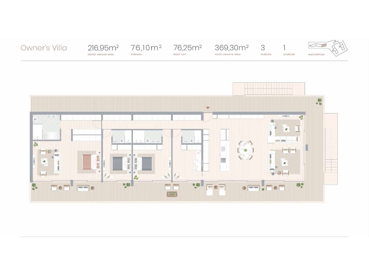 Penthouse in Praia do Carvoeiro, Portugal, 216.95 m² - Foto 8