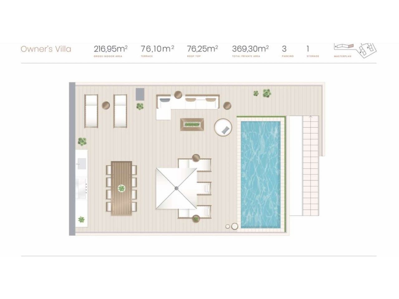 Penthouse in Praia do Carvoeiro, Portugal, 216.95 m² - Foto 7