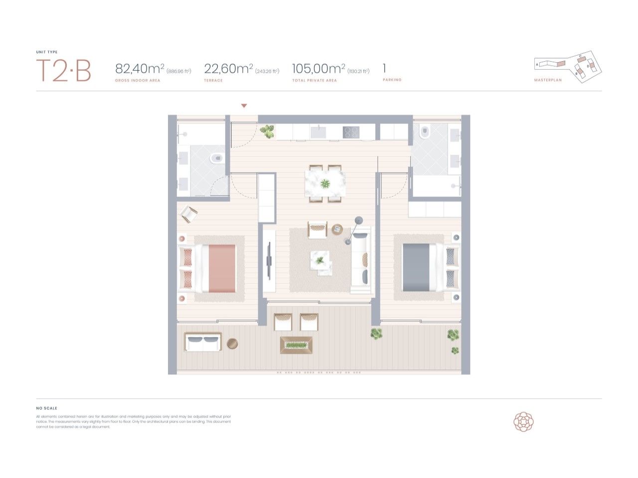 Apartment in Lagoa, Portugal, 82.3 m² - Foto 7