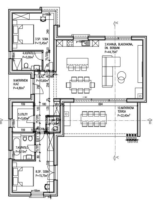 Casa en Krsan, Croacia, 120 m² - imagen 5