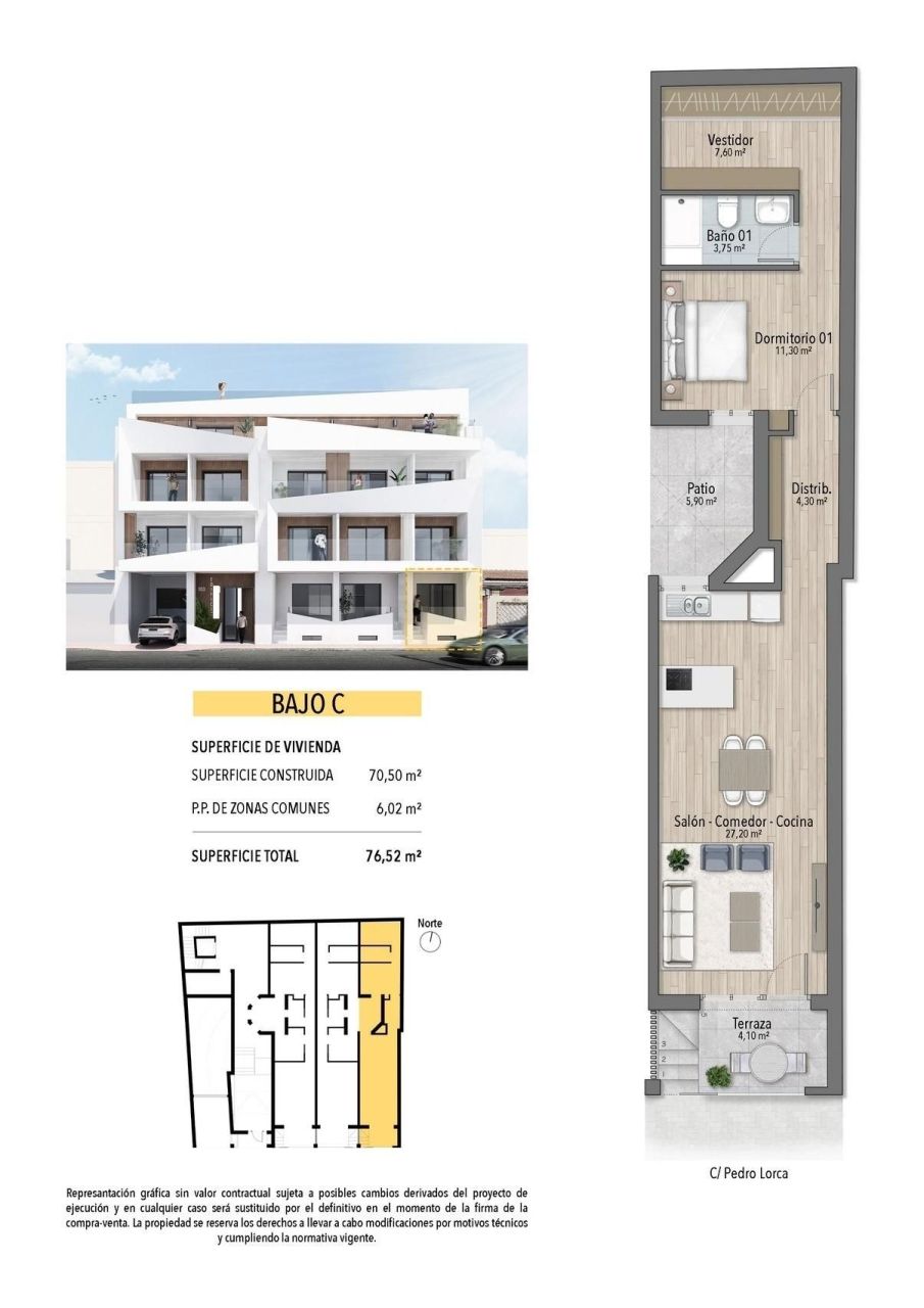 Appartamento a Torrevieja, Spagna, 71 m² - foto 12
