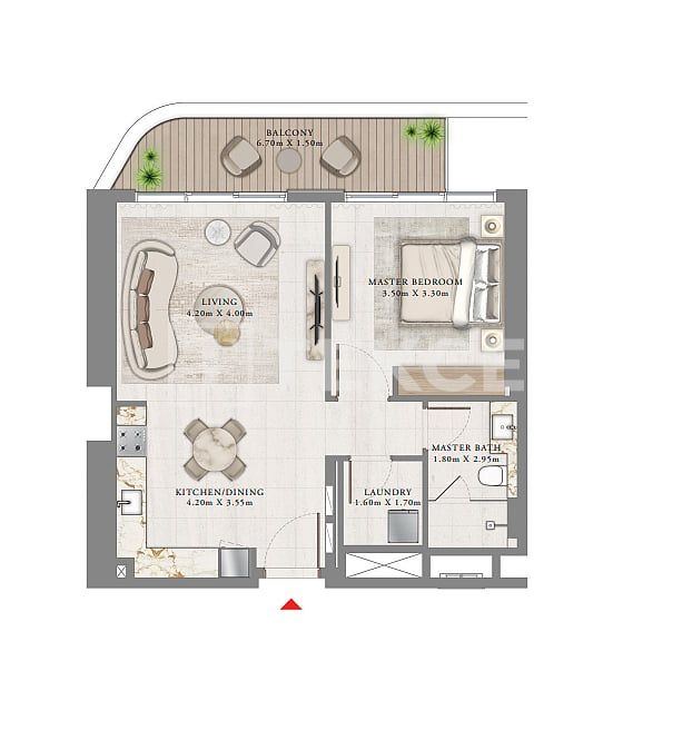 Apartamento en Dubái, EAU, 128 m² - imagen 9