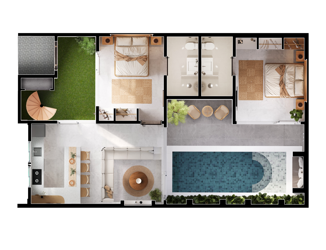 Villa in Canggu, Indonesien, 137 m² - Foto 12