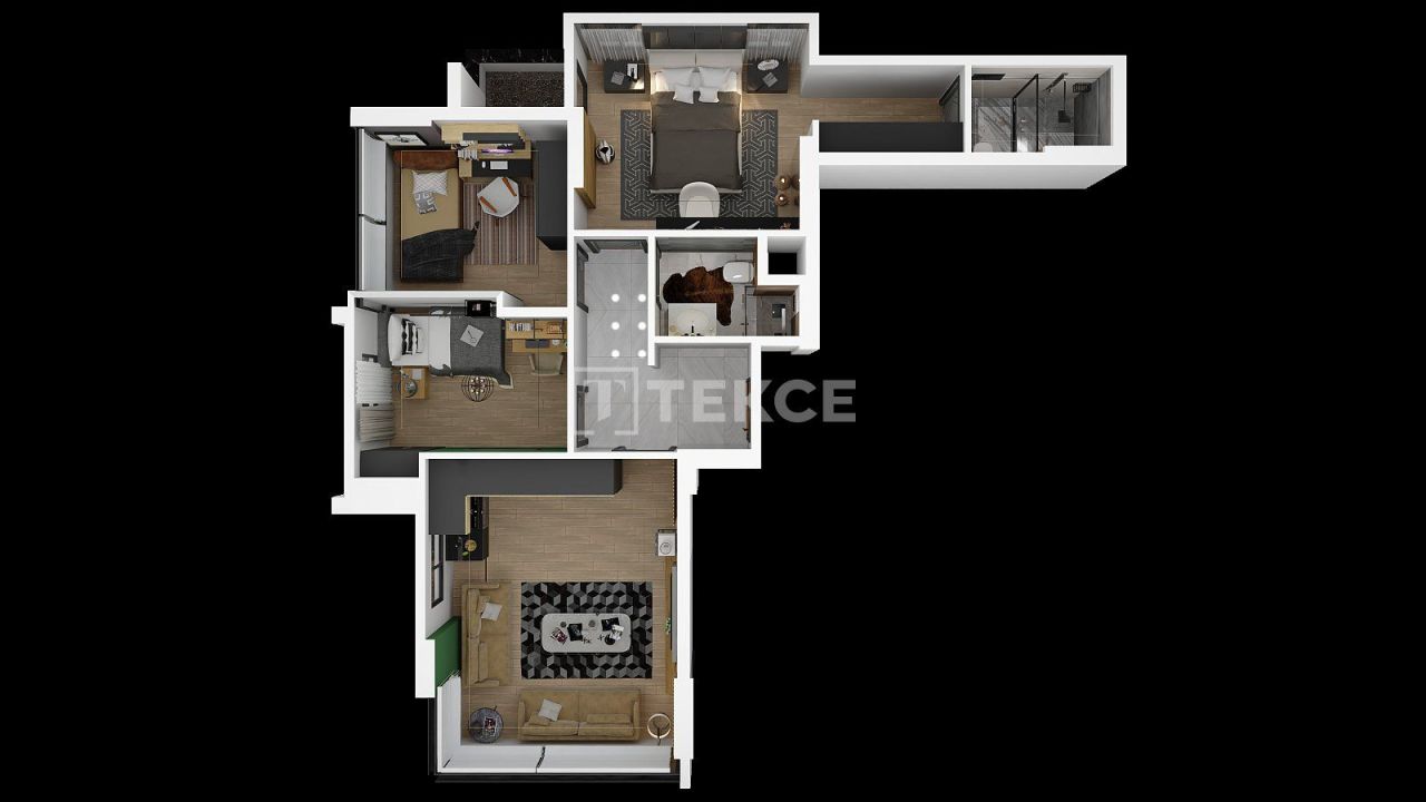 Apartment Mezitli, Türkei, 97 m² - Foto 19