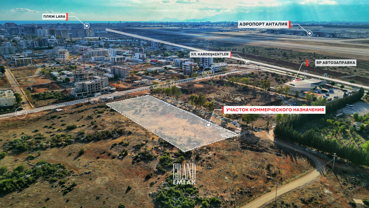 Land in Antalya, Turkey, 4 965 m² - picture 1