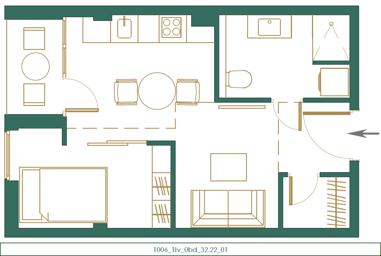 Wohnung in Kolasin, Montenegro, 31 m² - Foto 10