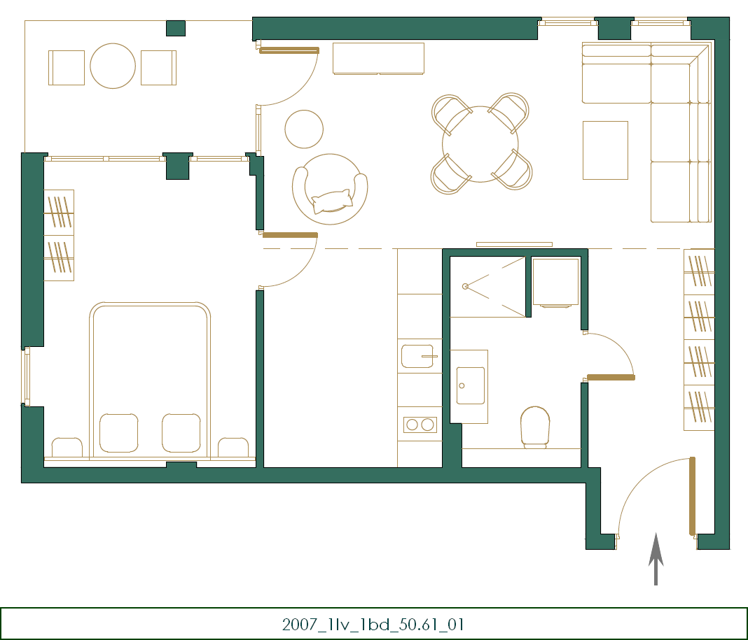Flat in Kolasin, Montenegro, 53 m² - picture 12