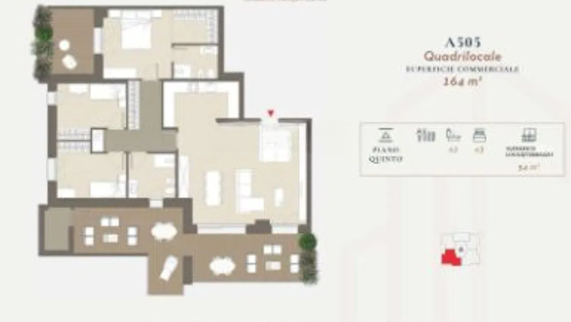 Wohnung in Monza, Italien, 164 m² - Foto 3